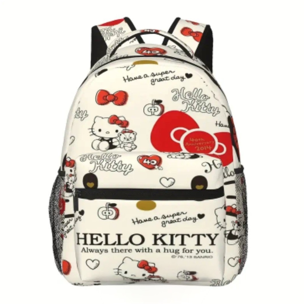 Hello Kitty 40th Anniversary Backpack with Red and Black Accents